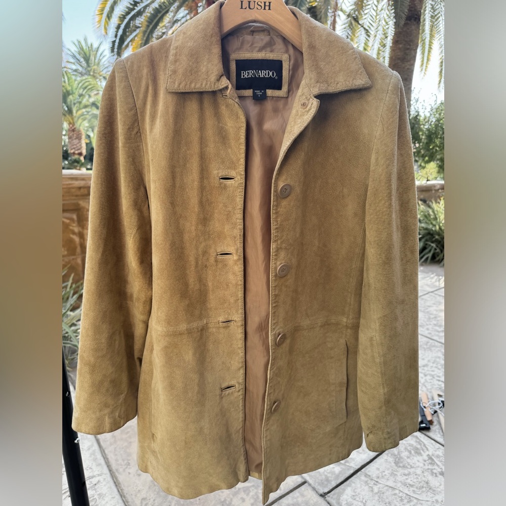 Vintage Bernardo Suede Jacket | Size S